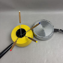 Load image into Gallery viewer, Yellow Fondue Pot (~6")
