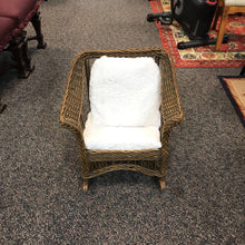 Load image into Gallery viewer, Child's Wicker Rocking Chair (22x21x24)
