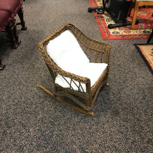 Load image into Gallery viewer, Child's Wicker Rocking Chair (22x21x24)
