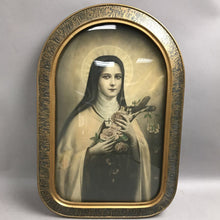 Load image into Gallery viewer, Antique Framed St. Therese of Lisieux (18x12)
