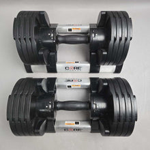 Load image into Gallery viewer, Core Fitness 50lb Adjustable Dumbbell Set
