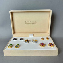 Load image into Gallery viewer, Vintage Joan Rivers Classics Collection 5 Pair Earrings Box Set
