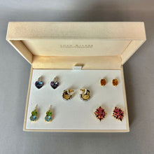 Load image into Gallery viewer, Vintage Joan Rivers Classics Collection 5 Pair Earrings Box Set
