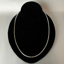 Load image into Gallery viewer, Milor Sterling Silver Rock Sparkle Adjustable Chain Necklace (up to 30")
