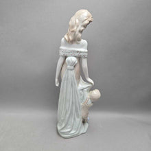 Load image into Gallery viewer, Porcelain Mother &amp; Child Figurine (14")
