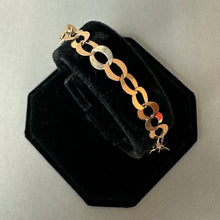 Load image into Gallery viewer, Milor Rose Gold Plated Bronze Flat O Link Chain Bracelet (7.5")

