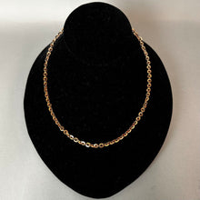 Load image into Gallery viewer, Milor Rose Gold Plated Bronze Rolo Chain Necklace (18")
