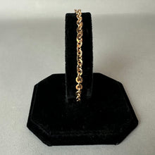 Load image into Gallery viewer, Milor Rose Gold Plated Bronze Rolo Chain Bracelet (7.5")
