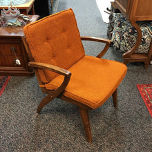 Load image into Gallery viewer, Mid-Century Modern Orange Chair (33x21x24)
