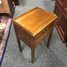 Load image into Gallery viewer, Antique Walnut Nightstand 2 Drawer(28x18x14)
