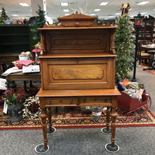 Load image into Gallery viewer, Victorian Walnut Desk (68x39x19)

