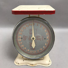 Load image into Gallery viewer, Vintage Scales for Worlds People Chicago Illinois 25 Pounds Conversions (8")
