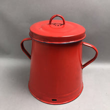 Load image into Gallery viewer, Vintage Hungarian 1950's Enamel Container (9")
