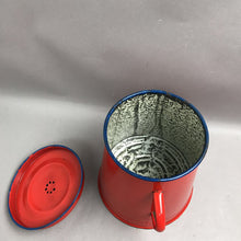 Load image into Gallery viewer, Vintage Hungarian 1950's Enamel Container (9")
