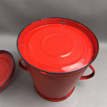 Load image into Gallery viewer, Vintage Hungarian 1950's Enamel Container (9")
