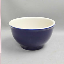 Load image into Gallery viewer, Blue &amp; White Stoneware Mixing Bowl (~4.75x8.5)
