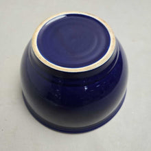 Load image into Gallery viewer, Blue &amp; White Stoneware Mixing Bowl (~4.75x8.5)
