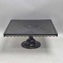 Load image into Gallery viewer, Black Glass Cake Stand (~4.5x10)

