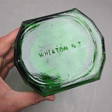 Load image into Gallery viewer, Wheaton Emerald Glass Sunflower Canister (No Lid) (~7.5x4)
