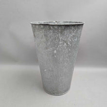 Load image into Gallery viewer, Galvanized Bucket / Conical Vase (~12.5x8.5)
