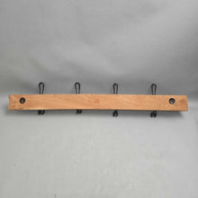 Load image into Gallery viewer, Rustic Wall Hook Rail (32")
