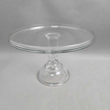 Load image into Gallery viewer, Clear Glass Pedestal Cake Plate Stand (~6x9.25)
