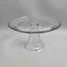 Load image into Gallery viewer, Clear Glass Pedestal Cake Plate Stand (~4.5x8)
