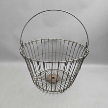 Load image into Gallery viewer, Primitive Metal Egg Basket (~9x14.5)
