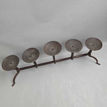 Load image into Gallery viewer, Wrought Iron 5-Candle Candlestick Holder / Candelabra (9x23x5)
