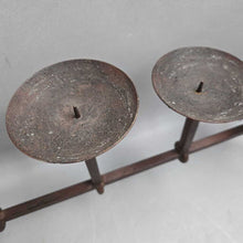 Load image into Gallery viewer, Wrought Iron 5-Candle Candlestick Holder / Candelabra (9x23x5)
