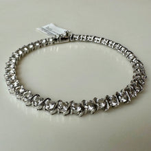 Load image into Gallery viewer, J Francis Sterling Swarovski Zirconia Tennis Bracelet (7.25")
