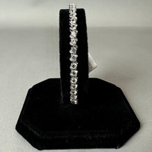 Load image into Gallery viewer, J Francis Sterling Swarovski Zirconia Tennis Bracelet (7.25")

