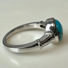 Load image into Gallery viewer, Sterling Turquoise Ring sz 7
