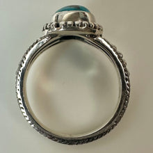 Load image into Gallery viewer, Sterling Turquoise Ring sz 8
