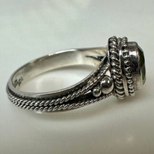 Load image into Gallery viewer, Sterling Peridot Ring sz 8
