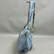 Load image into Gallery viewer, B Malinowsky Light Blue Leather Shoulder Hobo Bag Purse (10x14x4")
