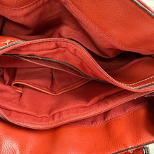 Load image into Gallery viewer, Relativity Red Pebbled Leather Buckle Strap Shoulder Bag Purse (8x14x4")
