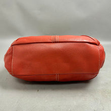 Load image into Gallery viewer, Relativity Red Pebbled Leather Buckle Strap Shoulder Bag Purse (8x14x4")
