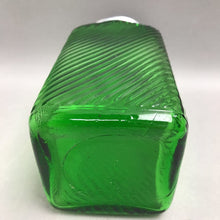 Load image into Gallery viewer, Vintage Owens Illinois Forest Green Hoosier Glass 7" Canister Cereal Canister
