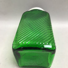 Load image into Gallery viewer, Vintage Owens-Illinois Green Glass Hoosier 7" Coffee Canister 1930s w/Lid
