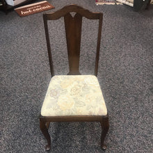 Load image into Gallery viewer, Wood Framed Chair with Floral Seat (37x18x18)(2 Available)
