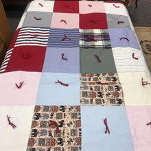 Load image into Gallery viewer, Handmade Quilt Multicolor with Red Backing (53x53)
