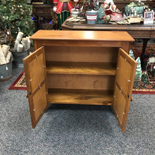 Load image into Gallery viewer, Pine Cabinet with Hammered Copper Door Inlay (32x35x13)
