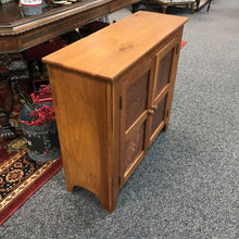 Load image into Gallery viewer, Pine Cabinet with Hammered Copper Door Inlay (32x35x13)
