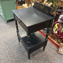 Load image into Gallery viewer, Hitchcock Black End Table / Night Stand (31x20x16)

