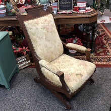 Load image into Gallery viewer, Embroidered Antique Walnut Chair (36x18x18)
