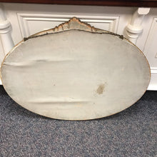Load image into Gallery viewer, Antique Oval Wood Framed Beveled Mirror (32x40)
