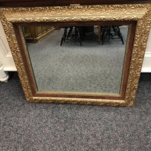 Load image into Gallery viewer, Vintage Ornate Gilt Gold Tone Framed Rectangular Mirror (41x35)
