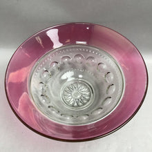 Load image into Gallery viewer, Tiffin King's Crown-Cranberry Cone Serving Bowl (4.75x11x11)
