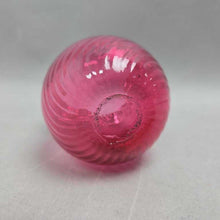 Load image into Gallery viewer, Pink Cranberry Glass Bud Vase (3.25")
